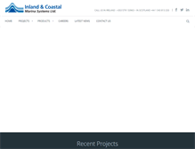 Tablet Screenshot of inlandandcoastal.com